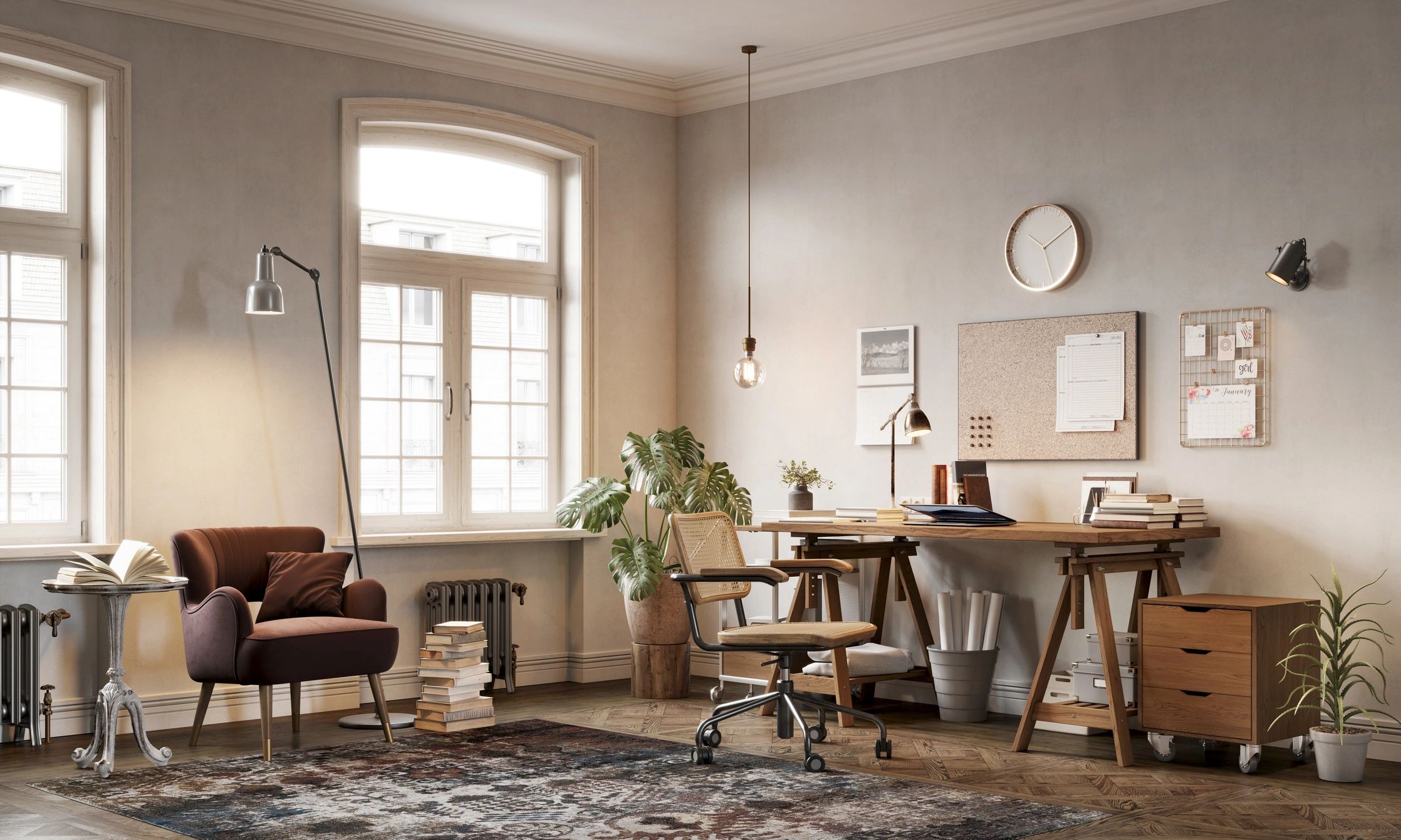 spacious living room Germany